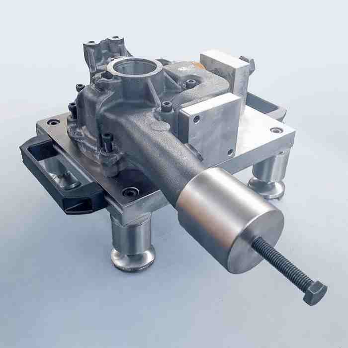 فیکسچر تست نشتی بدنه واتر پمپ ماشین‌های سنگین